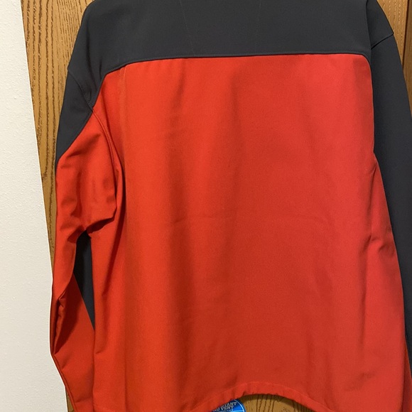 Columbia XL MEN'S RED GRAY LONG SLEEVE JACKET NWT - Picture 4 of 4